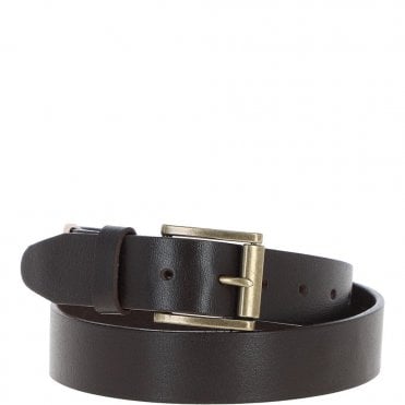 Mens Leather Belt Brown: MB-109