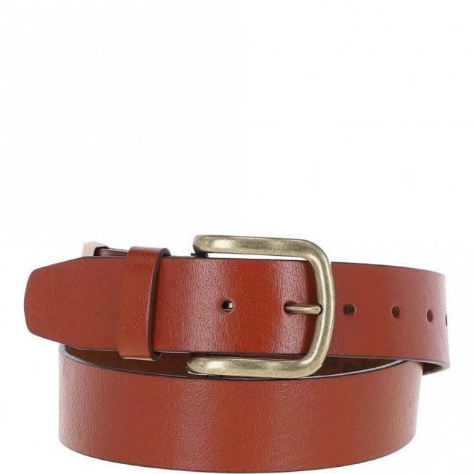 Ashwood Mens Leather Belt Tan: MB-107