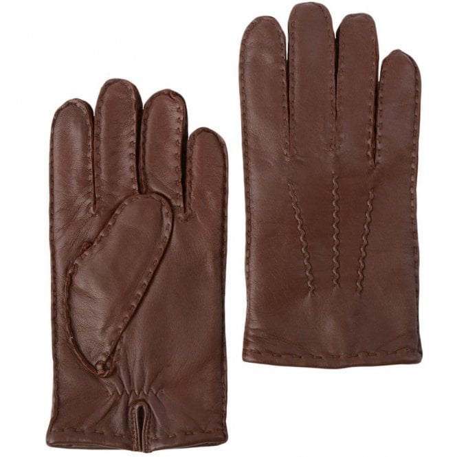 Ashwood Mens Leather Gloves Tan : 710