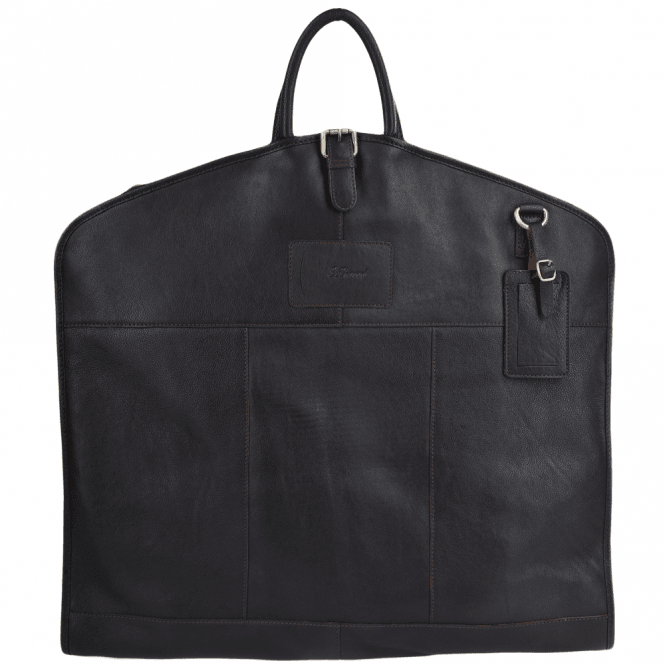 Ashwood Mens Leather Suit Carrier Brown : Harper