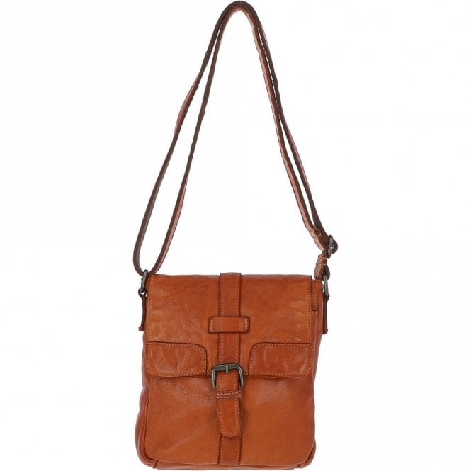 Ashwood Mens Small Flight Body Bag Tan : Agnes