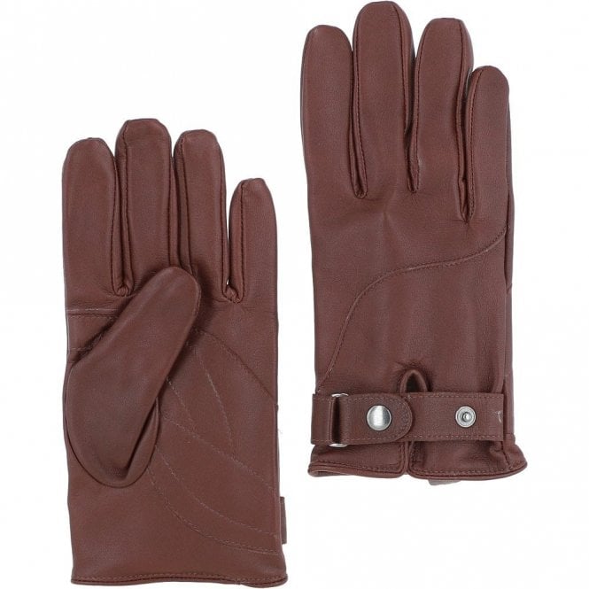 Ashwood Men's Touch Screen Friendly Leather Gloves Tan: 775