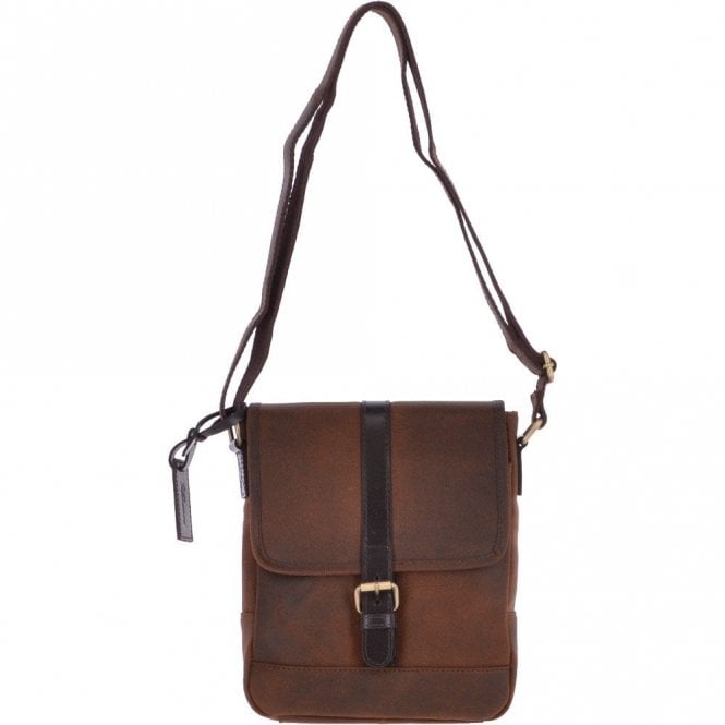Ashwood Mens Vintage Oily Hunter Leather Travel Bag Brown : Toby FB
