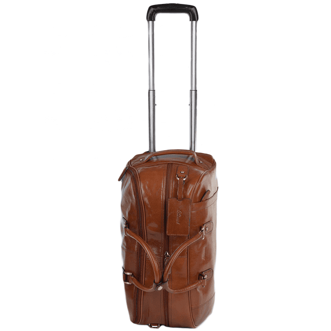 Ashwood Mens Weekend Leather Travel Holdall Chestnut/vt : Albert