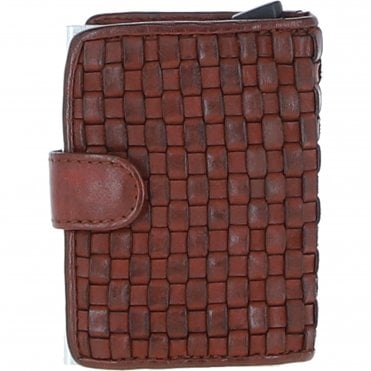 Ashwood Metal & Leather Card Wallet Cognac: D-10 W