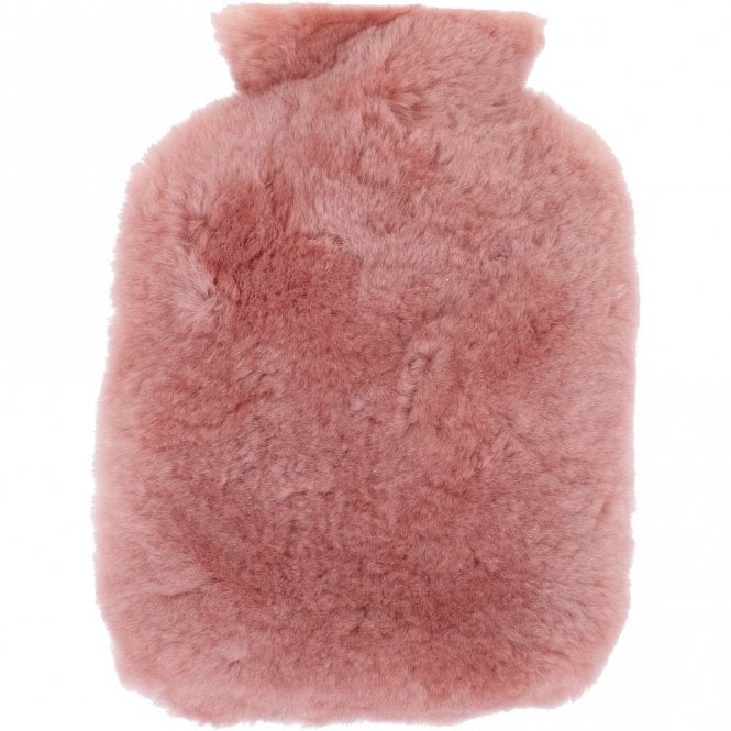 Ashwood Natural Sheepskin Hot Water Bottle Cover Rosa Pink: HW Bottle Cover 2L