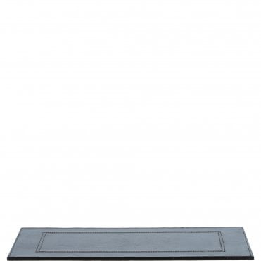 Premium Leather Black Desk Mat: LF-124