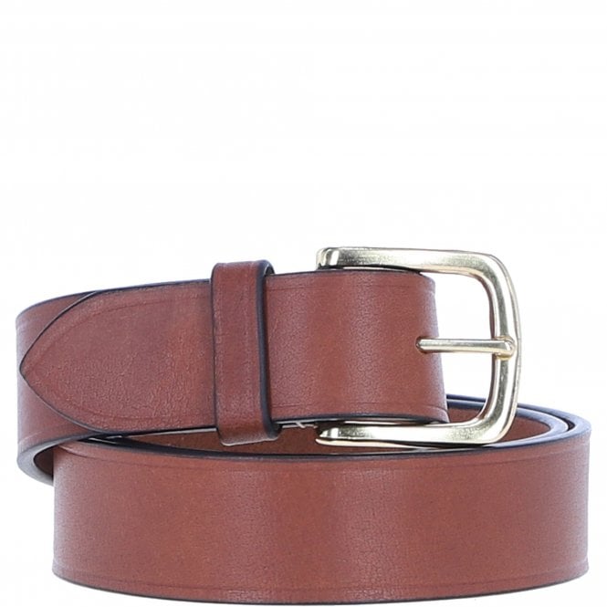Ashwood Real Leather Handmade Mens Belt Tan: MB-150