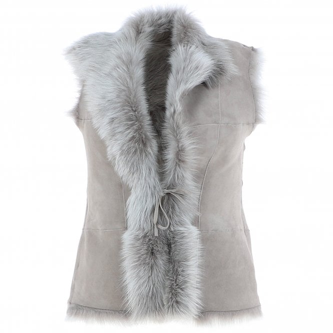 Ashwood Reversible Toscana Suede Leather Gilet Topo : KB-42
