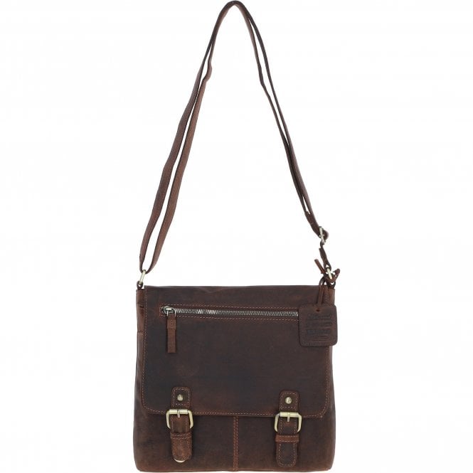 Ashwood Rustic Charm Leather Handbag Mud/brown: Cheltenham