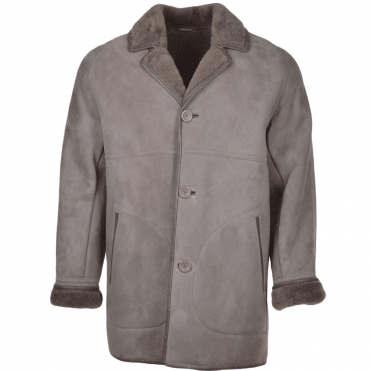 Sheepskin Coat Gray : KE-72