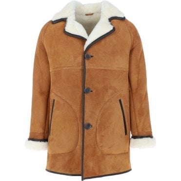 Sheepskin Coat Tan : KE-72