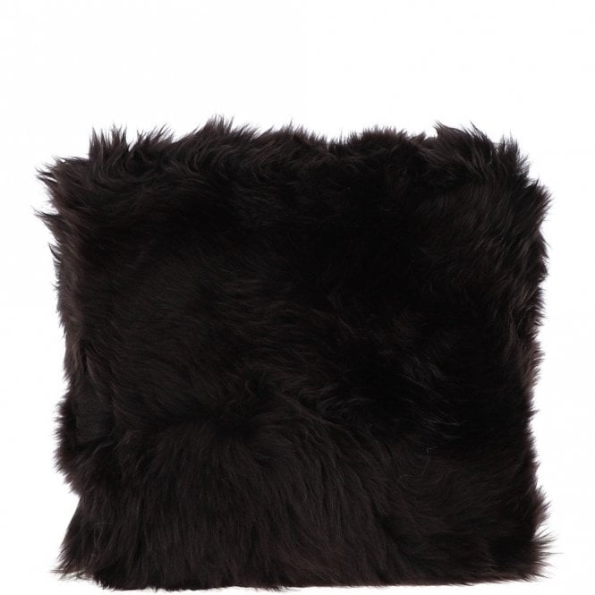Ashwood Sheepskin Cushion Chocolate