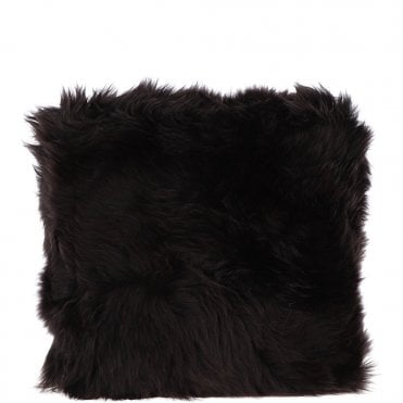 Ashwood Sheepskin Cushion Chocolate
