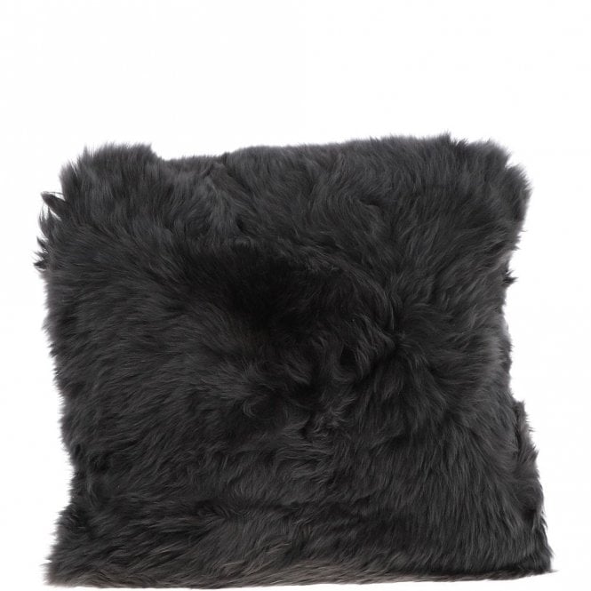 Ashwood Sheepskin Cushion Coal