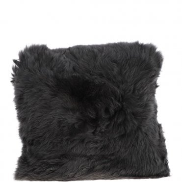 Ashwood Sheepskin Cushion Coal