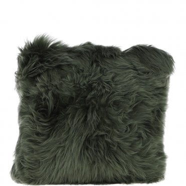 Ashwood Sheepskin Cushion Cypress