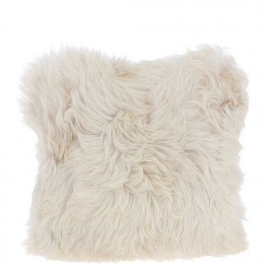 Ashwood Sheepskin Cushion Linen