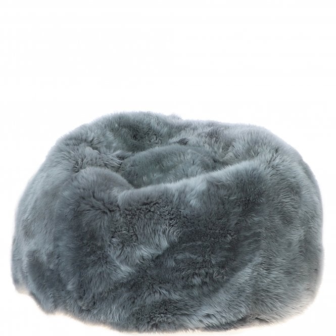 Ashwood Sheepskin Longwool Bean Bag Gray