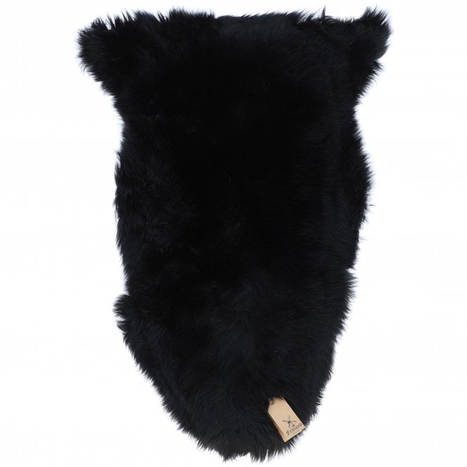 Ashwood Single Australian Sheepskin Rug Black