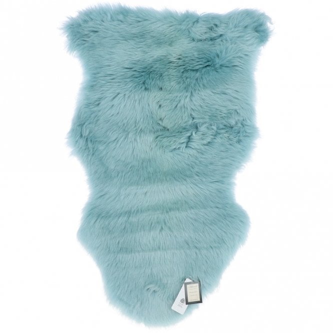 Ashwood Single Australian Sheepskin Rug Duck Egg