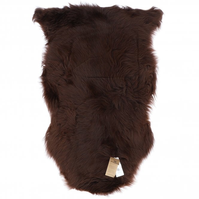 Ashwood Single Australian Sheepskin Rug Natural Brown
