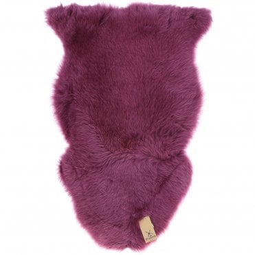 Ashwood Single Australian Sheepskin Rug Smokey Grape
