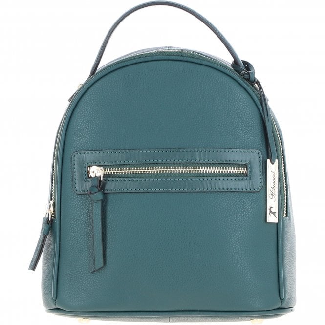 Ashwood Small Leather Backpack Green: Z-74