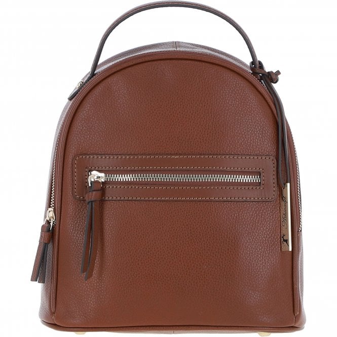 Ashwood Small Leather Backpack Tan: Z-74