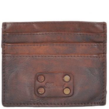 Small Vintage Effect 6 Card Holder Rust : 1778