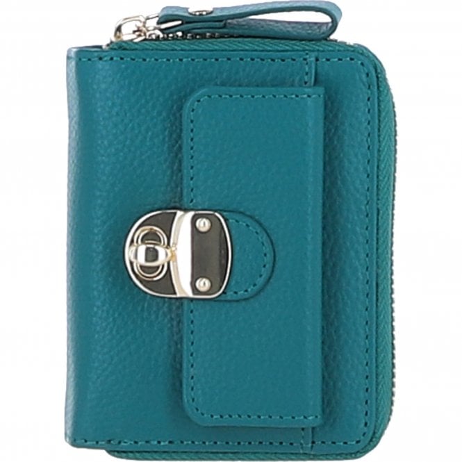 Ashwood Stylish Leather Purse Green: Y-50