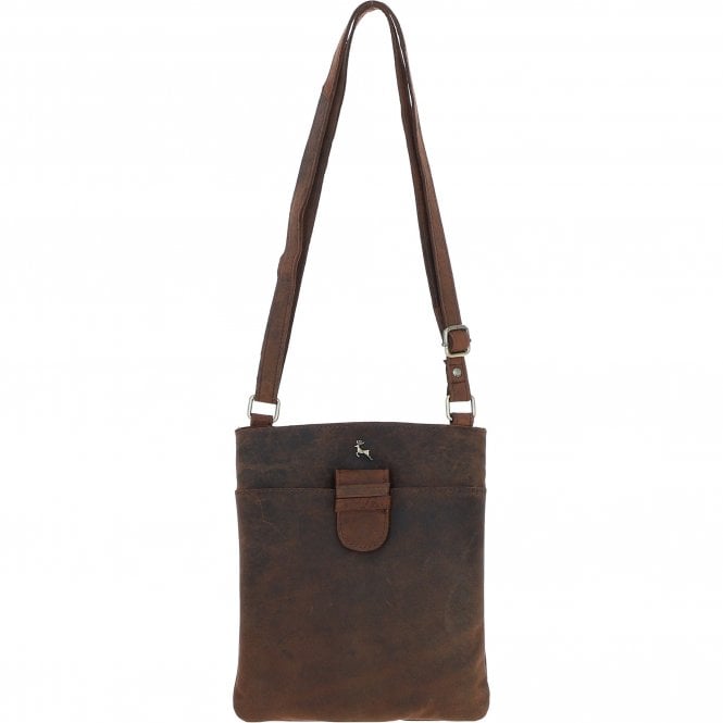 Ashwood Tab Crossbody Bag Mud/brown: ELA 1496