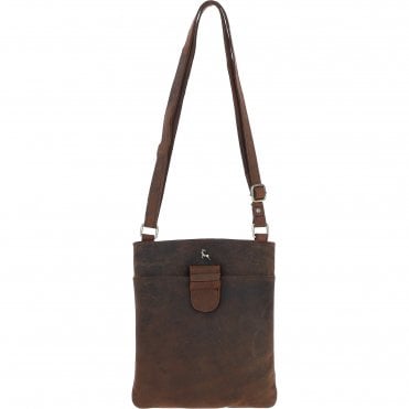 Ashwood Tab Crossbody Bag Mud/brown: ELA 1496