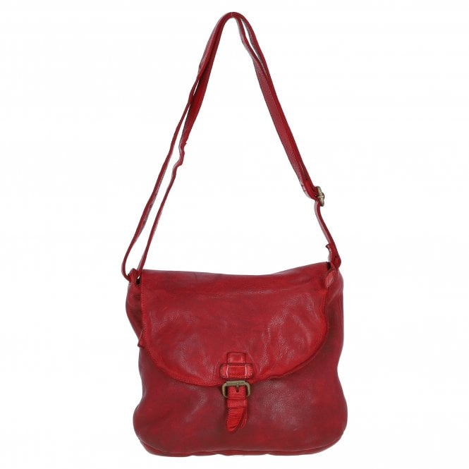 Ashwood Tablet Friendly Medium Vintage Leather Bag Red: D-91