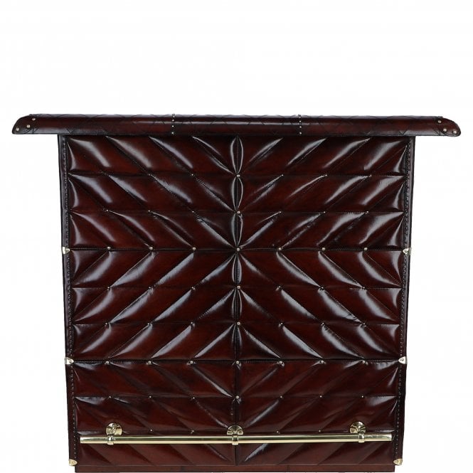 Ashwood The Leather Bar Counter Chestnut: LF-135