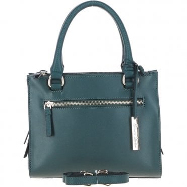 Ashwood Three Section Leather Tote Shoulder Bag Green: Z-73