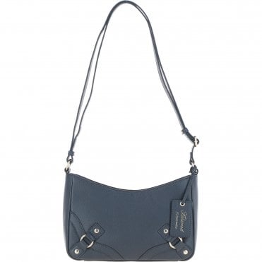 Ashwood Top Zip Leather Crossbody Bag Black: Z-78