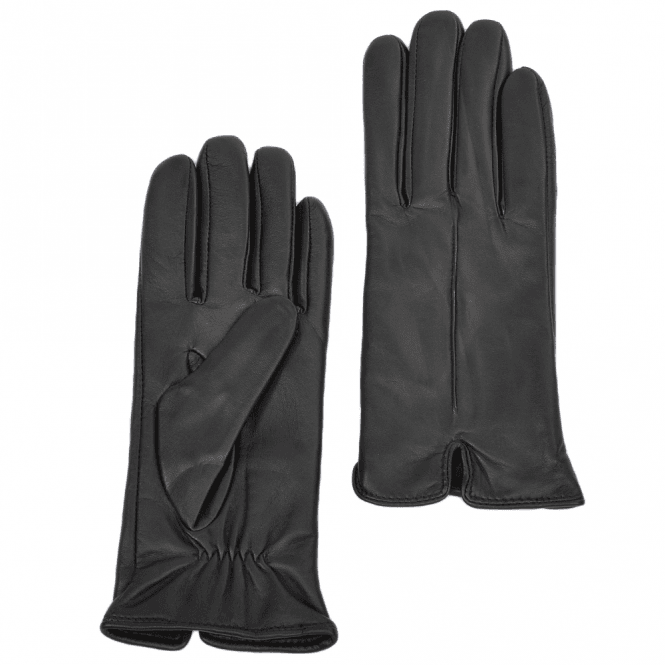 Ashwood Touch Screen Friendly Two Tone Leather Gloves Black/Black : 137