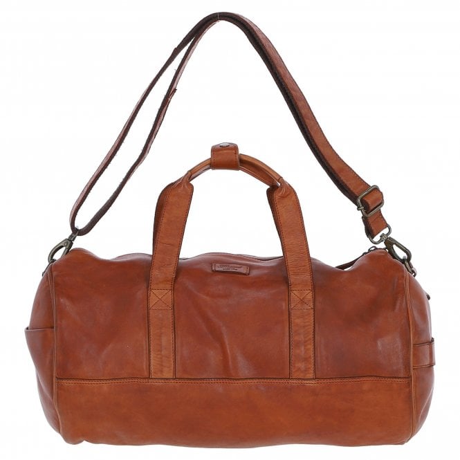 Ashwood Unisex Barrel Gym Bag Tan: d-96