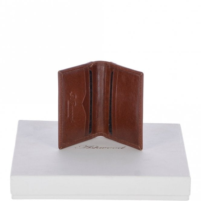 Ashwood Vegetable Tanned 8 Card holder Wallet Tan : 1290-VT