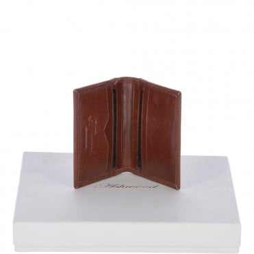 Vegetable Tanned 8 Card holder Wallet Tan : 1290-VT