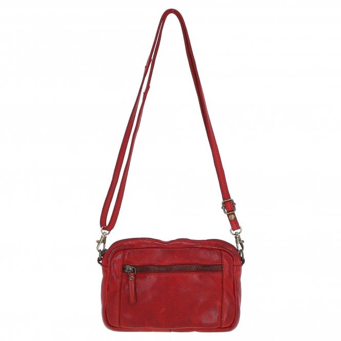 Ashwood Vintage Cross Body Bag Red: D-98