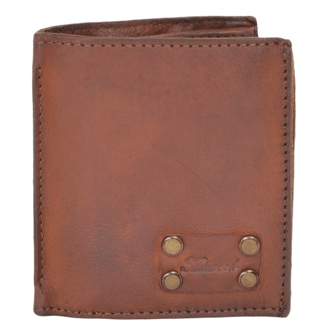 Ashwood Vintage Dipped 7 Card Bill Fold Leather Wallet Rust : 1779