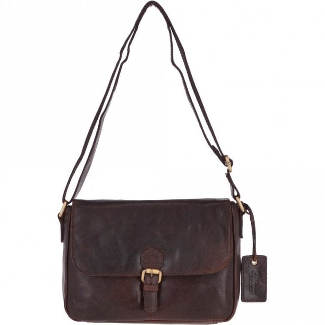 Ashwood Vintage Leather Cross Body Shoulder Bag Brandy – G22