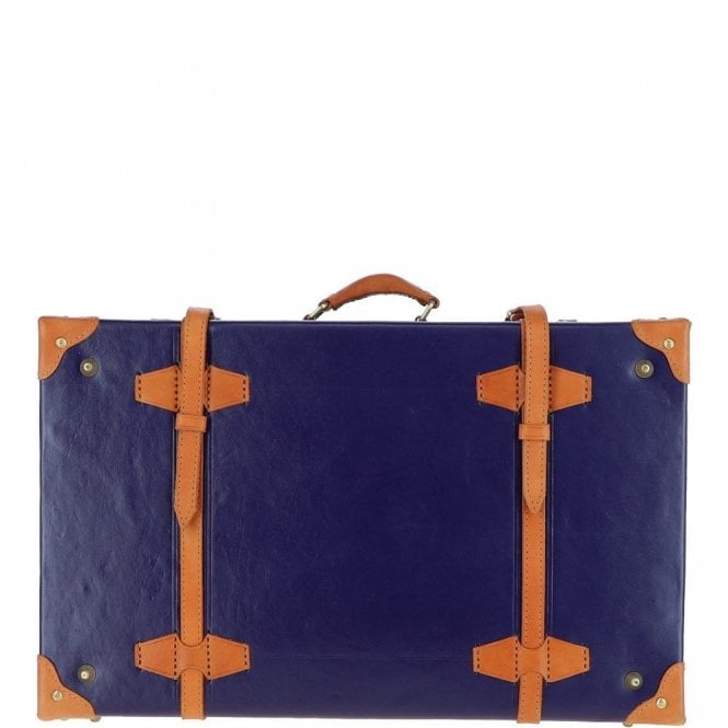 Ashwood Vintage Leather Trunk Navy: VIN-22