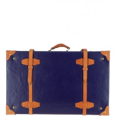 Ashwood Vintage Leather Trunk Navy: VIN-22