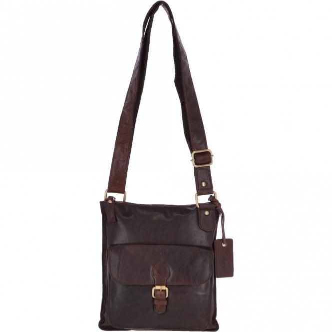 Ashwood Vintage Small Leather Shoulder Bag Brandy – G20