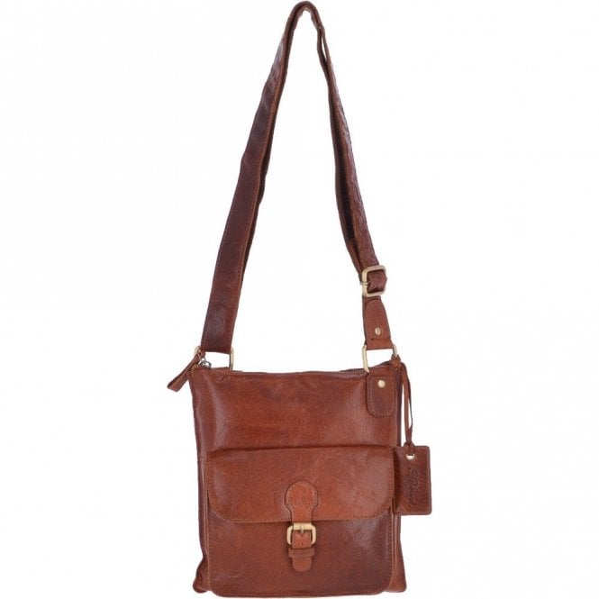 Ashwood Vintage Small Leather Shoulder Bag Honey – G20