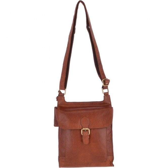 Ashwood Vintage Small Leather Travel Shoulder Bag Honey Tan – G24