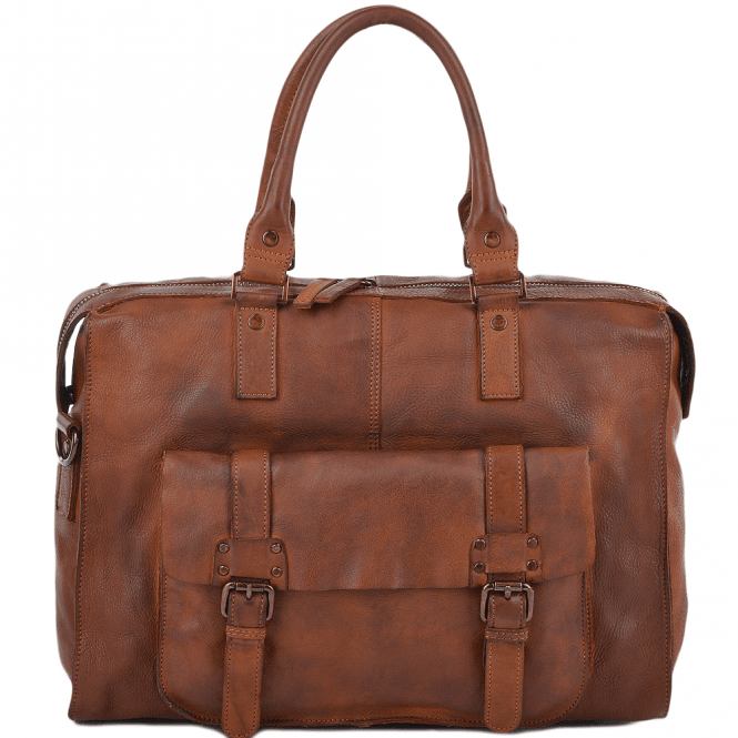Ashwood Vintage Weekend Leather Holdall Rust : 7997